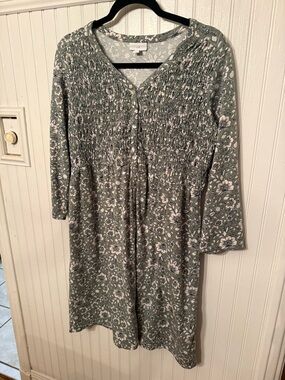 J. Jill Smocked Medium Dress